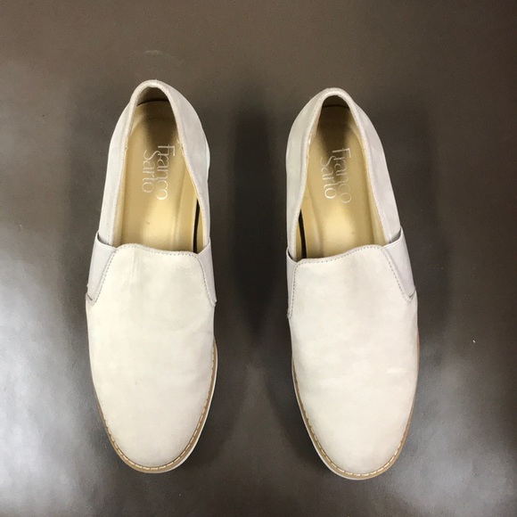 Grey Suede Slip-ons - Picture 2 of 4